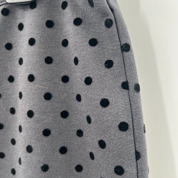NEW LOFT mini pencil skirt stretch polka dot classic career business casual 6 - Picture 3 of 9
